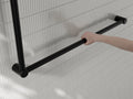 MECCA CARE 32MM DDA ACCESSIBLE TOILET GRAB RAIL SET 90 DEGREE 600X1000MM MATTE BLACK