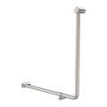 MECCA CARE 32MM 90 DEGREE NZ4121 ACCESSIBLE TOILET GRAB RAIL 750X750MM BRUSHED NICKEL
