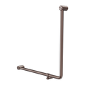 MECCA CARE 32MM 90 DEGREE NZ4121 ACCESSIBLE TOILET GRAB RAIL 750X750MM BRUSHED BRONZE