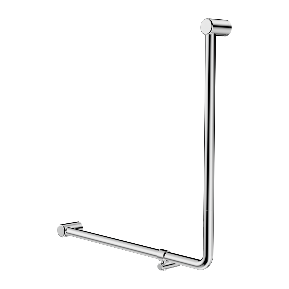 MECCA CARE 32MM 90 DEGREE NZ4121 ACCESSIBLE TOILET GRAB RAIL 750X750MM CHROME