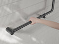 MECCA CARE 32MM 90 DEGREE NZ4121 ACCESSIBLE TOILET GRAB RAIL 750X750MM GUN METAL