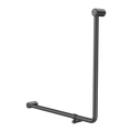 MECCA CARE 32MM 90 DEGREE NZ4121 ACCESSIBLE TOILET GRAB RAIL 750X750MM GUN METAL