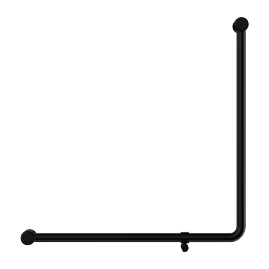 MECCA CARE 32MM 90 DEGREE NZ4121 ACCESSIBLE TOILET GRAB RAIL 750X750MM MATTE BLACK
