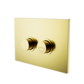 MECCA CARE RAISED DISABLED CARE PNEUMATIC FLUSH BUTTONS PLATE DDA ACCESSIBLE TOILET COMPLIANT BRUSHED GOLD