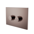 MECCA CARE RAISED DISABLED CARE PNEUMATIC FLUSH BUTTONS PLATE DDA ACCESSIBLE TOILET COMPLIANT BRUSHED BRONZE