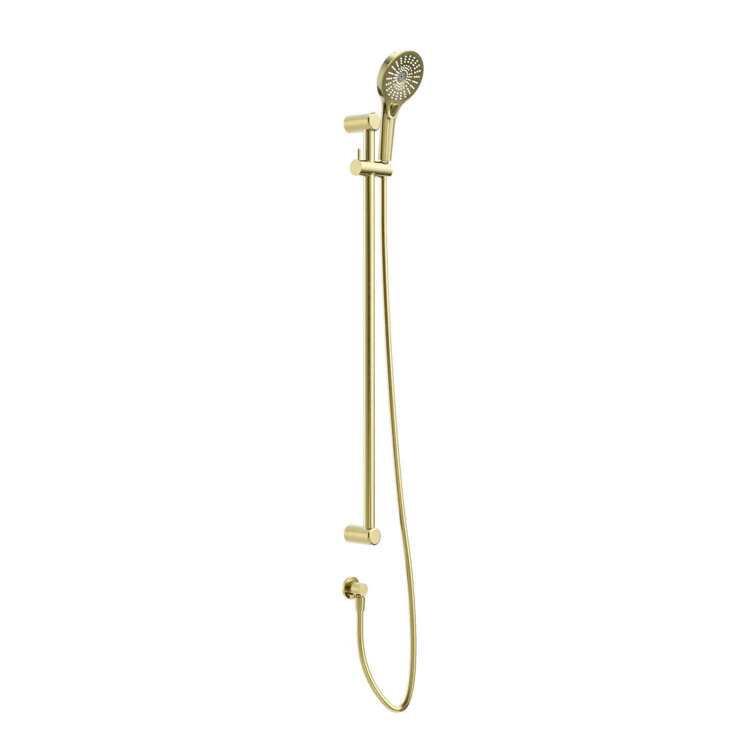 MECCA CARE 25MM GRAB RAIL AND ADJUSTABLE SHOWER RAIL SET 900MM BRUSHED GOLD