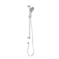 MECCA CARE 32MM GRAB RAIL AND ADJUSTABLE SHOWER RAIL SET 900MM BRUSHED NICKEL