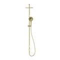 MECCA CARE 25MM GRAB RAIL 900MM TWIN SHOWER SET BRUSHED GOLD