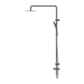 MECCA CARE 25MM GRAB RAIL 900MM TWIN SHOWER SET GUN METAL