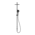 MECCA CARE 25MM GRAB RAIL 900MM TWIN SHOWER SET GUN METAL