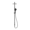 MECCA CARE 25MM GRAB RAIL 900MM TWIN SHOWER SET MATTE BLACK