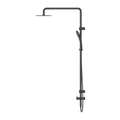 MECCA CARE 25MM GRAB RAIL 900MM TWIN SHOWER SET MATTE BLACK