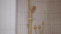 MECCA CARE SHOWER MIXER BRUSHED GOLD
