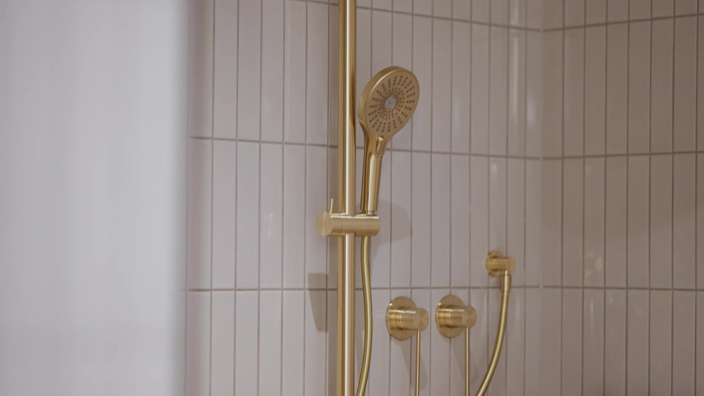 MECCA CARE SHOWER MIXER BRUSHED GOLD