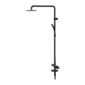 MECCA CARE 32MM T BAR GRAB RAIL 1100X750MM TWIN SHOWER SET MATTE BLACK