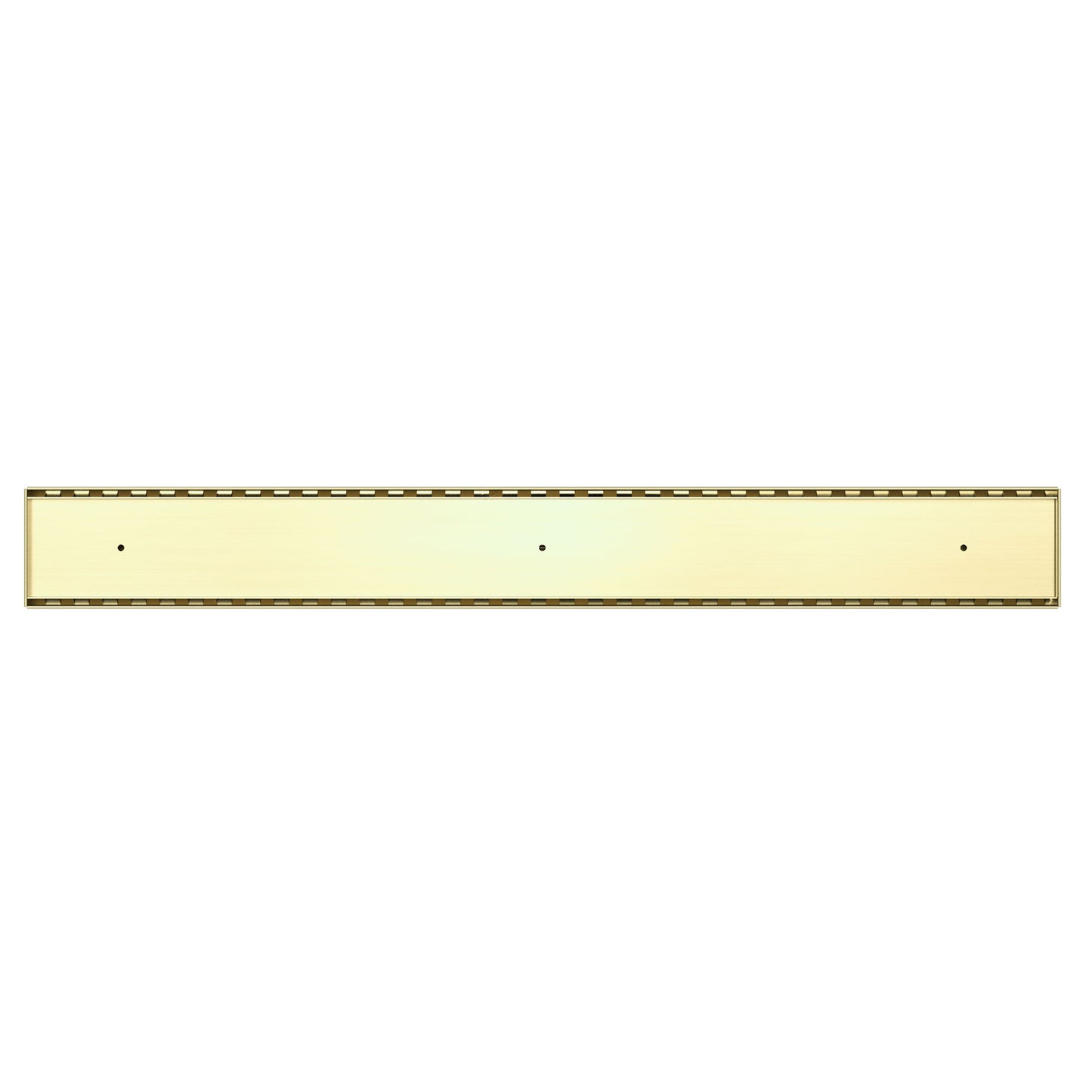 TILE INSERT V CHANNEL 900X106MM FLOOR GRATE 90MM OUTLET BRUSHED GOLD