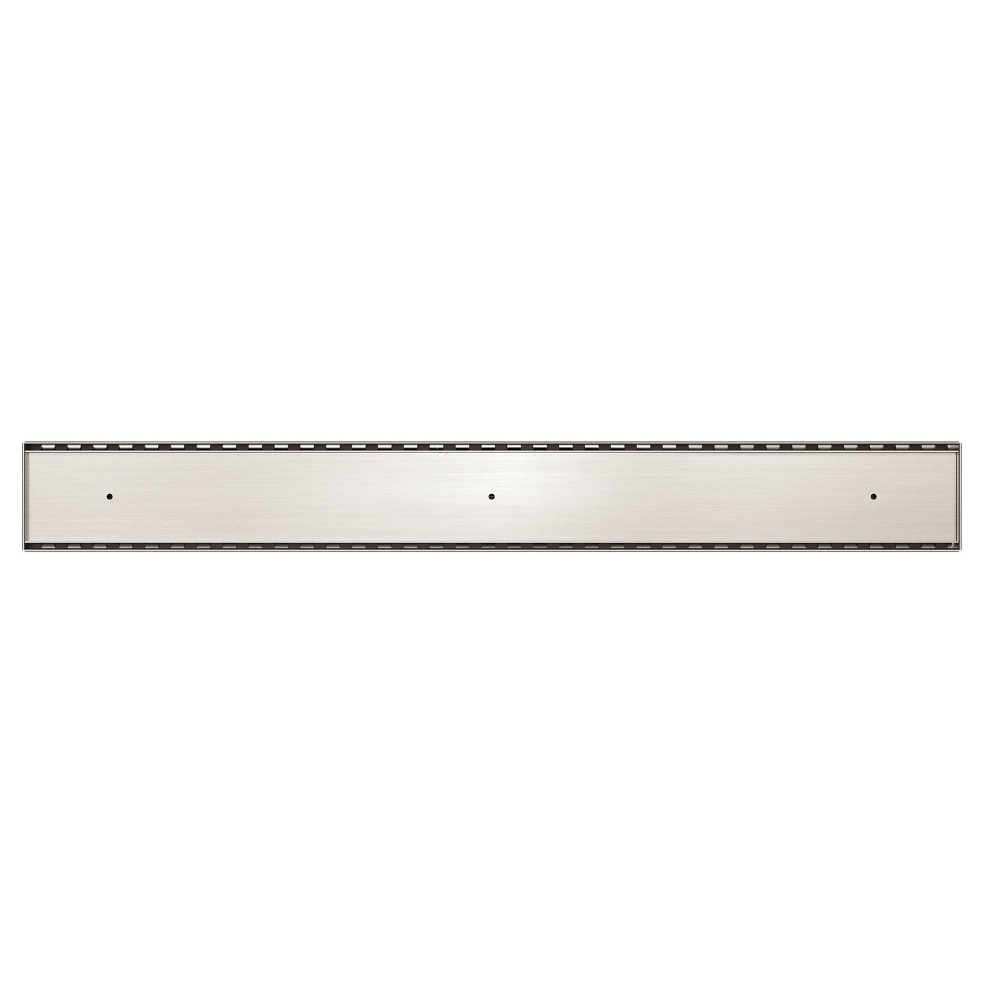 TILE INSERT V CHANNEL 900X106MM FLOOR GRATE 90MM OUTLET BRUSHED NICKEL