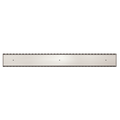 Tile Insert V Channel 900X106MM Floor Grate 80MM Outlet Brushed Nickel — Floor Wastes & Drains