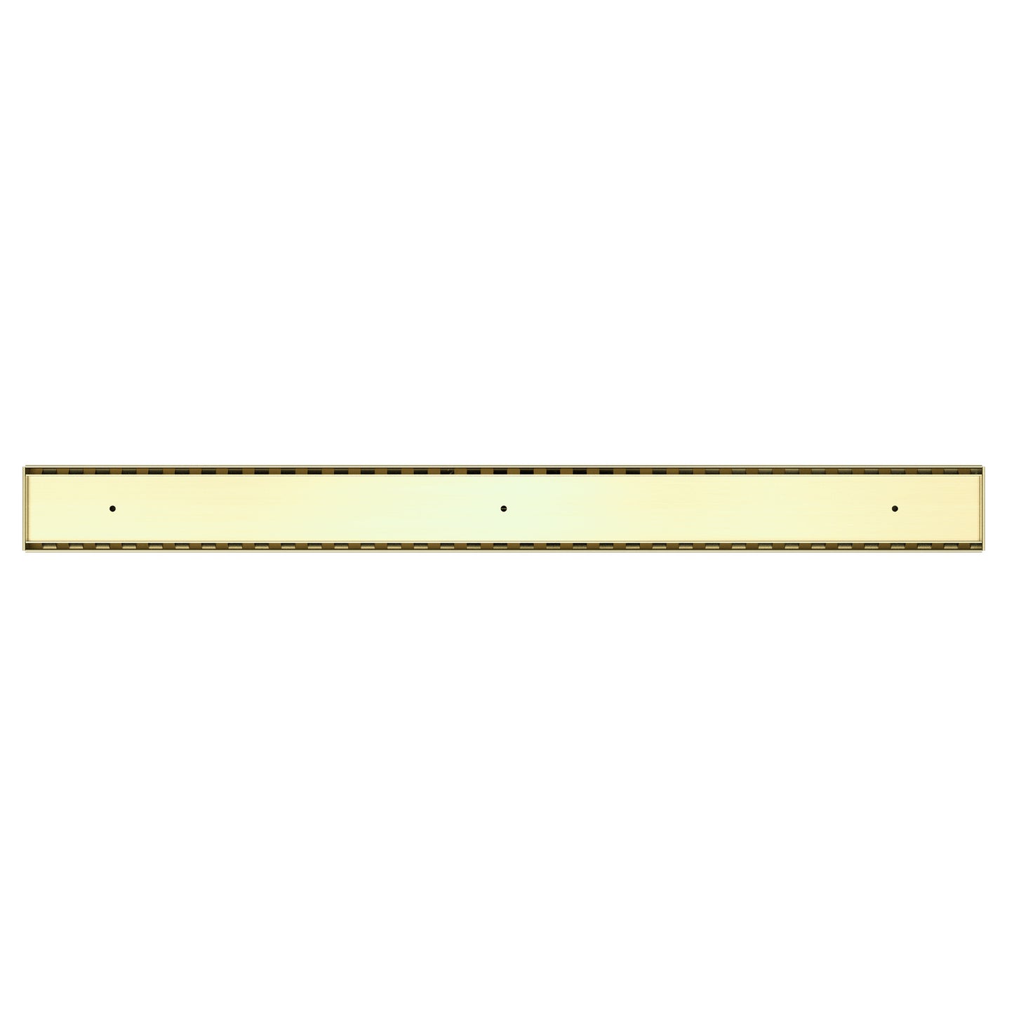 TILE INSERT V CHANNEL 900X82MM FLOOR GRATE 50MM OUTLET BRUSHED GOLD