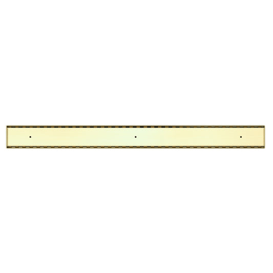 TILE INSERT V CHANNEL 900X82MM FLOOR GRATE 50MM OUTLET BRUSHED GOLD