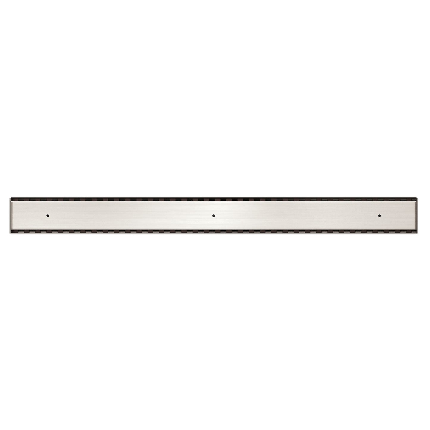 TILE INSERT V CHANNEL 900X82MM FLOOR GRATE 50MM OUTLET BRUSHED NICKEL