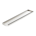 Tile Insert V Channel 600X106MM Floor Grate Without Outlet Brushed Nickel — Floor Wastes & Drains