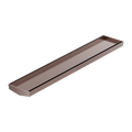 Tile Insert V Channel 600X106MM Floor Grate Without Outlet Brushed Bronze — Floor Wastes & Drains