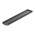 Tile Insert V Channel 600X106MM Floor Grate Without Outlet Gun Metal — Floor Wastes & Drains
