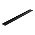 Tile Insert V Channel 1200X106MM Floor Grate Without Outlet Matte Black — Floor Wastes & Drains