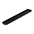 Tile Insert V Channel 600X82MM Floor Grate Without Outlet Matte Black — Floor Wastes & Drains
