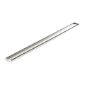 Tile Insert V Channel 1200X82MM Floor Grate Without Outlet Brushed Nickel — Floor Wastes & Drains