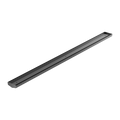 Tile Insert V Channel 1200X82MM Floor Grate Without Outlet Gun Metal — Floor Wastes & Drains