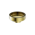 100MM ROUND TILE INSERT FLOOR WASTE 50MM OUTLET BRUSHED GOLD