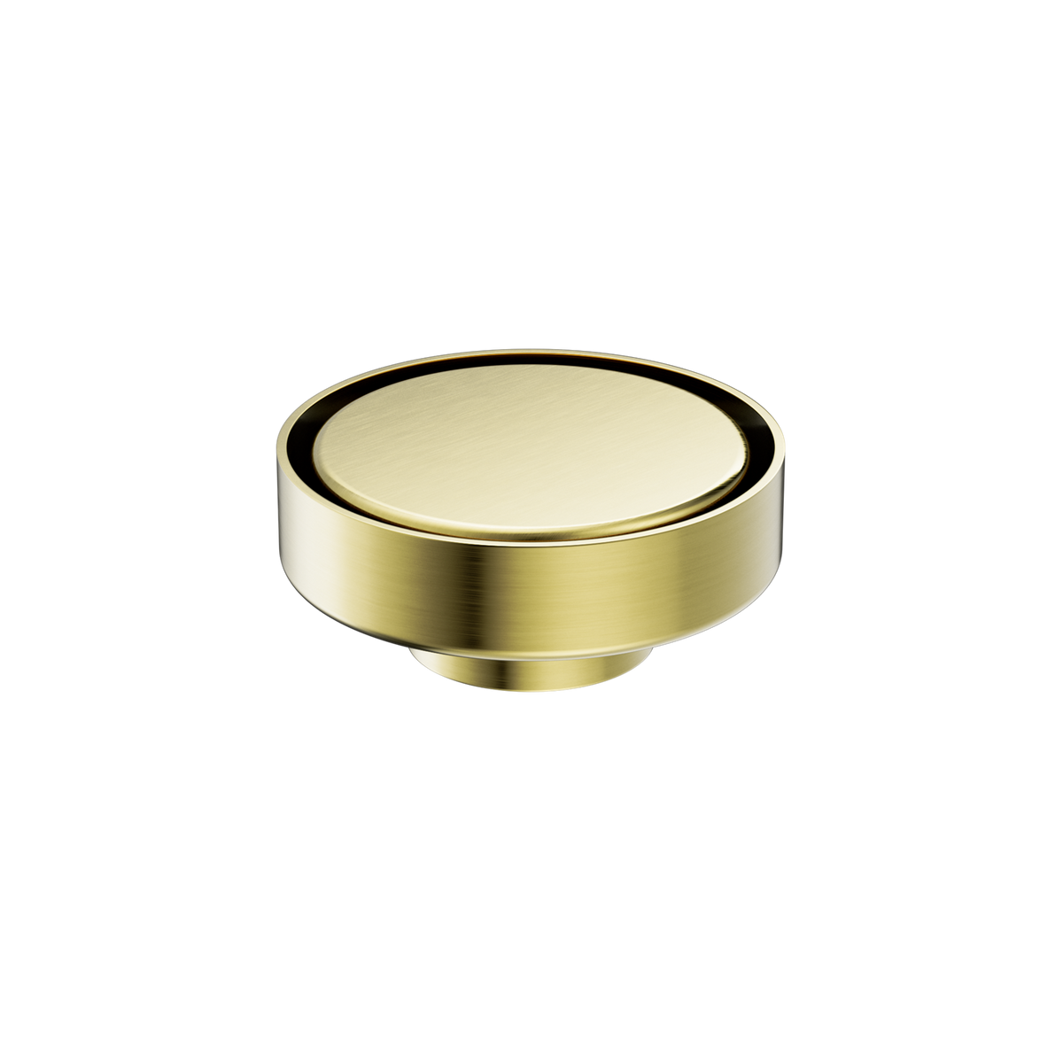 100MM Round Tile Insert Floor Waste 50MM Outlet Brushed Gold — Gold & Brass, Floor Wastes & Drains