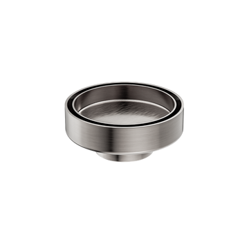 100MM Round Tile Insert Floor Waste 50MM Outlet Brushed Nickel — Floor Wastes & Drains