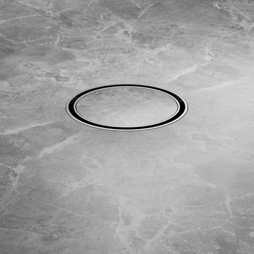 100MM Round Tile Insert Floor Waste 50MM Outlet Chrome — Chrome & Stainless, Floor Wastes & Drains