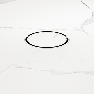 100MM Round Tile Insert Floor Waste 50MM Outlet Chrome — Chrome & Stainless, Floor Wastes & Drains