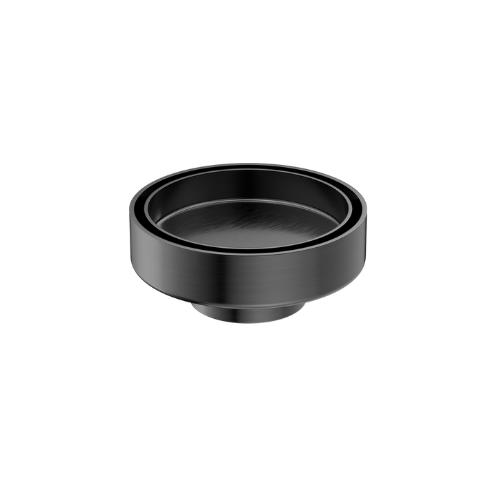 100MM Round Tile Insert Floor Waste 50MM Outlet Gun Metal — Floor Wastes & Drains