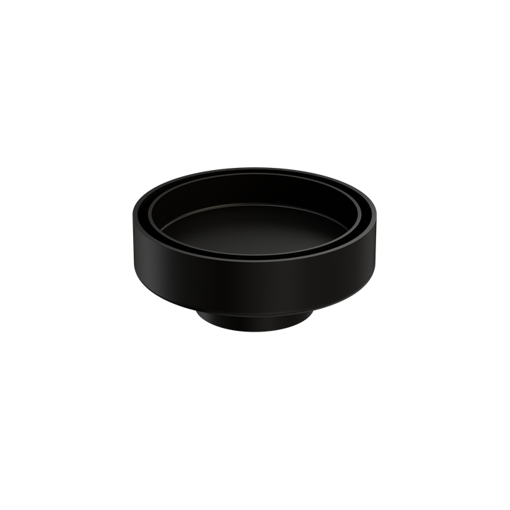 100MM Round Tile Insert Floor Waste 50MM Outlet Matte Black — Floor Wastes & Drains