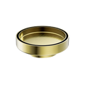 130MM ROUND TILE INSERT FLOOR WASTE 80MM OUTLET BRUSHED GOLD