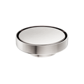 130MM ROUND TILE INSERT FLOOR WASTE 80MM OUTLET BRUSHED NICKEL