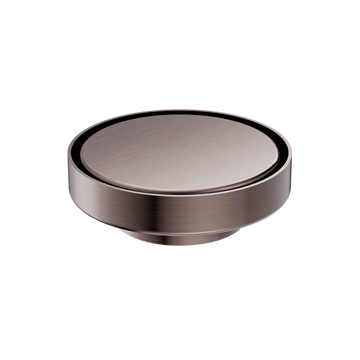 130MM Round Tile Insert Floor Waste 80MM Outlet Brushed Bronze — Floor Wastes & Drains