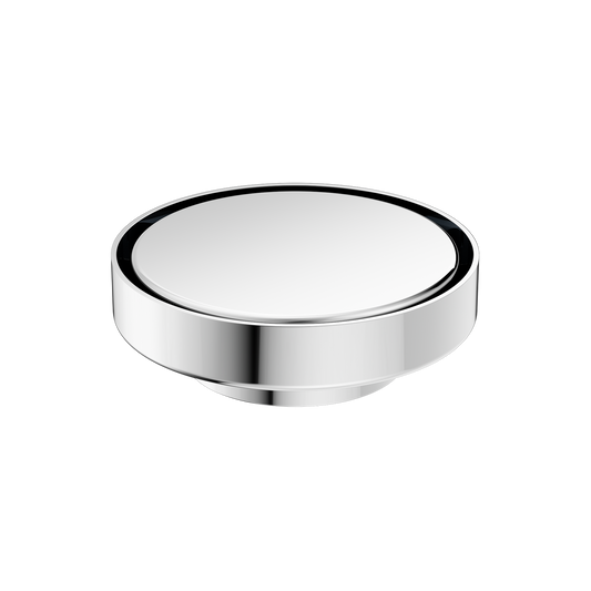 130MM ROUND TILE INSERT FLOOR WASTE 80MM OUTLET CHROME