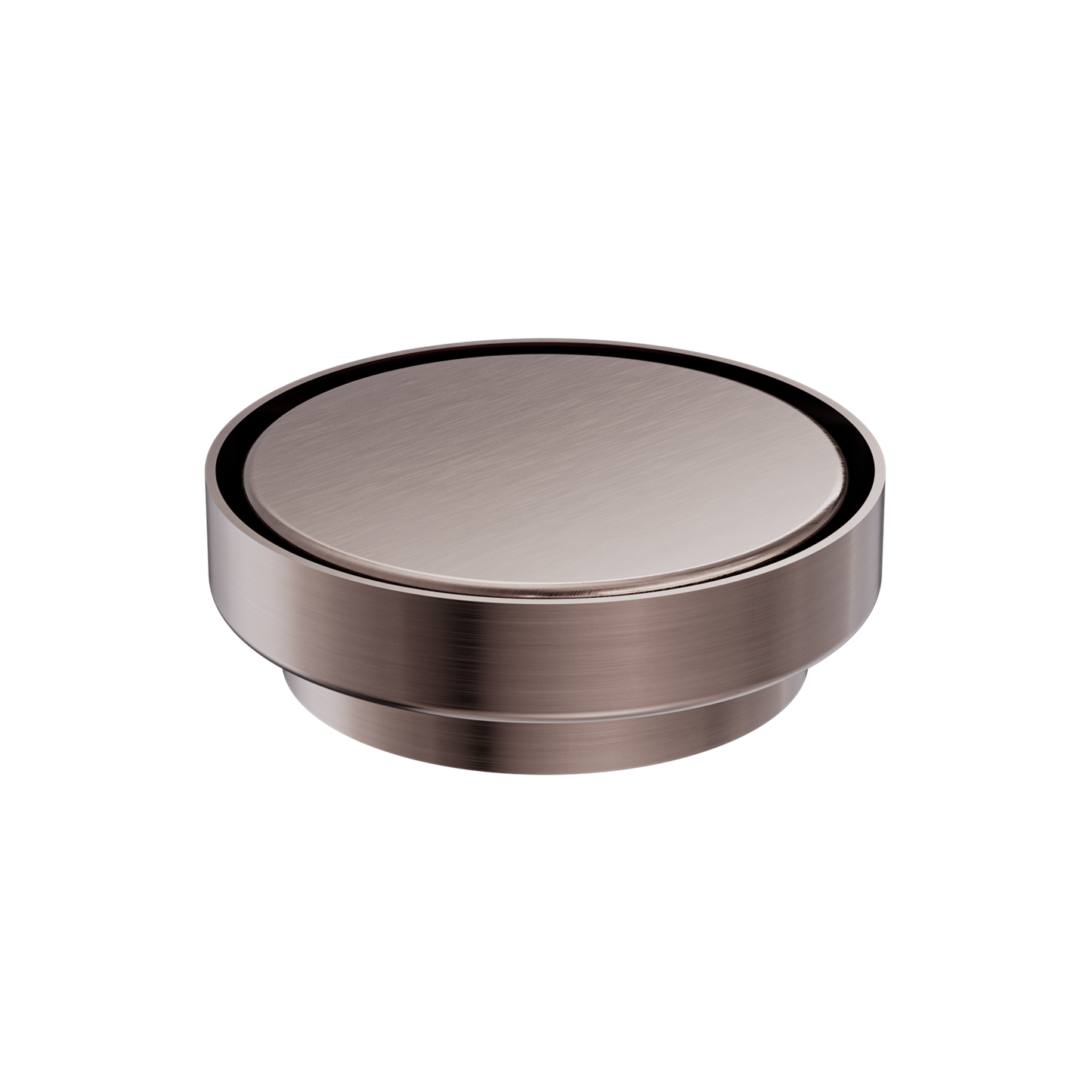 130MM ROUND TILE INSERT FLOOR WASTE 100MM OUTLET BRUSHED BRONZE