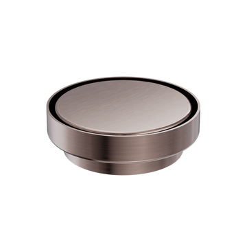 130MM Round Tile Insert Floor Waste 100MM Outlet Brushed Bronze — Floor Wastes & Drains