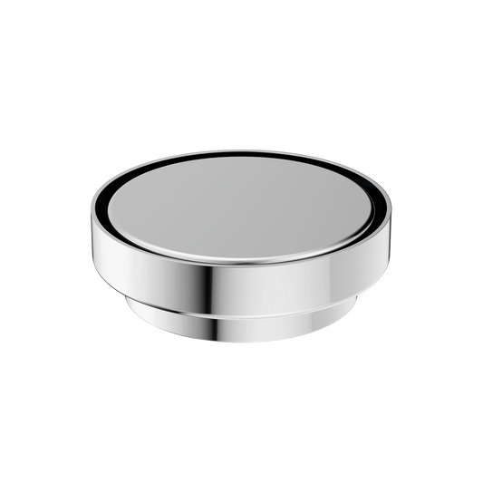 130MM ROUND TILE INSERT FLOOR WASTE 100MM OUTLET CHROME