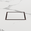 130MM SQUARE TILE INSERT FLOOR WASTE 80MM OUTLET BRUSHED BRONZE