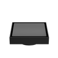 100MM SQUARE TILE INSERT FLOOR WASTE 80MM OUTLET MATTE BLACK