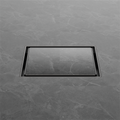 130MM SQUARE TILE INSERT FLOOR WASTE 100MM OUTLET GUN METAL