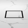130MM SQUARE TILE INSERT FLOOR WASTE 100MM OUTLET MATTE BLACK